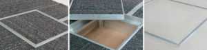 IQUBX floor junction box can accommodate various floor finishes and has high load bearing capacity