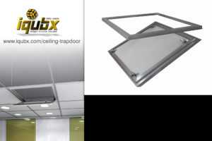 IQUBX access hatch ceiling trapdoor is simple and elegant solution