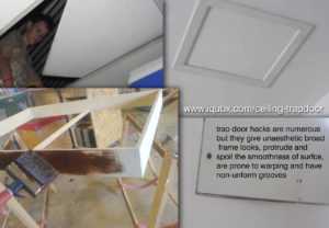 put together hacks are used as trap door designs which mar the beauty of interiors and are difficult to maintain