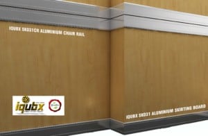 IQUBX SK031 ALUMINIUM SKIRTING & CHAIR RAIL SK031CR