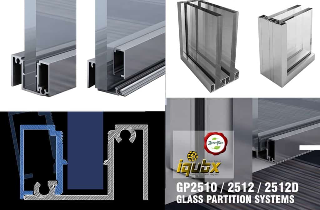 Glass Partition Wall System - Modular Aluminium Glazed Partition