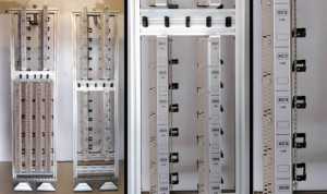 iqubx CTR CDR using rack cable management D ring