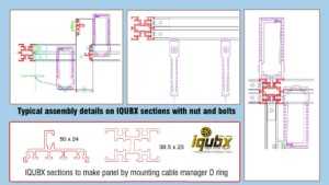 iqubx rack cable manager server accessory d ring assembly