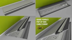 IQUBX POPB23 pop up box in workstations