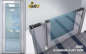 IQUBX aluminum glass door