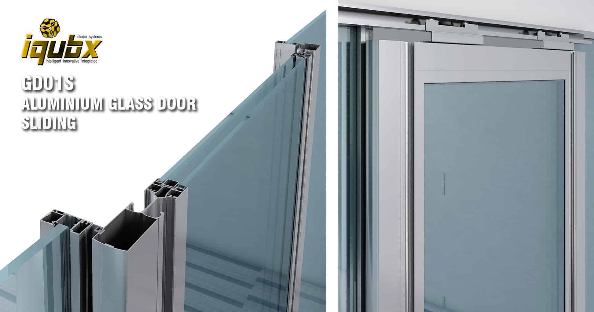 puzzel Scharnier Preek Aluminium Glass Doors - IQUBX