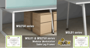 Iqubx modular workstation table leg and leg frames