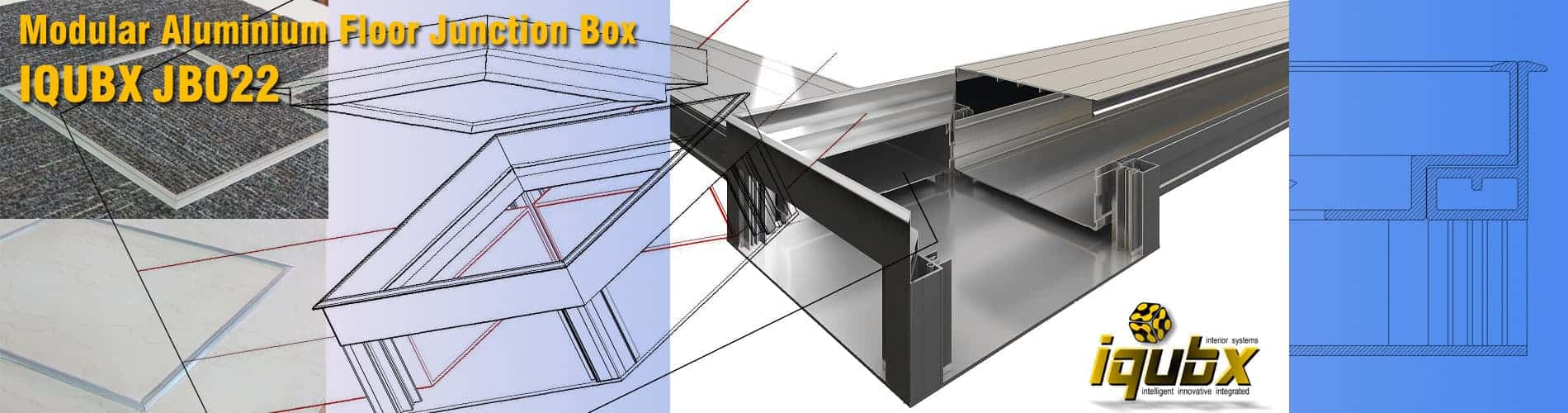 iqubx jb022 modular floor junction box