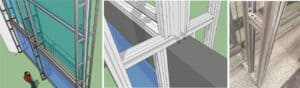 modular partition at hyderabad airport details