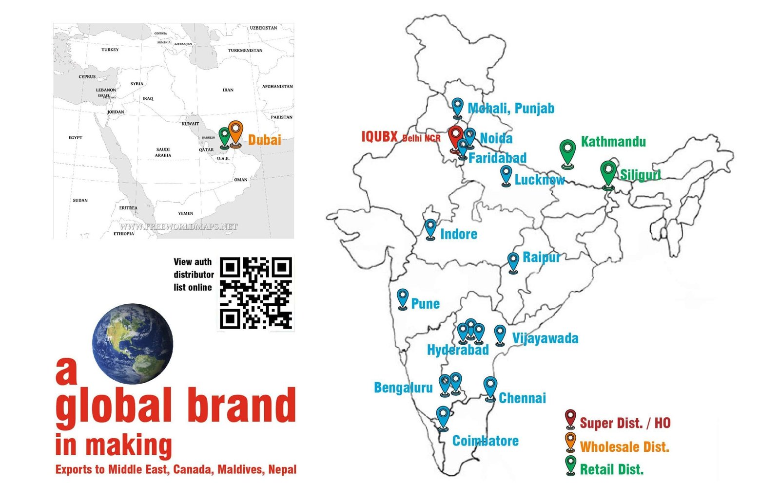 iqubx distributor location map