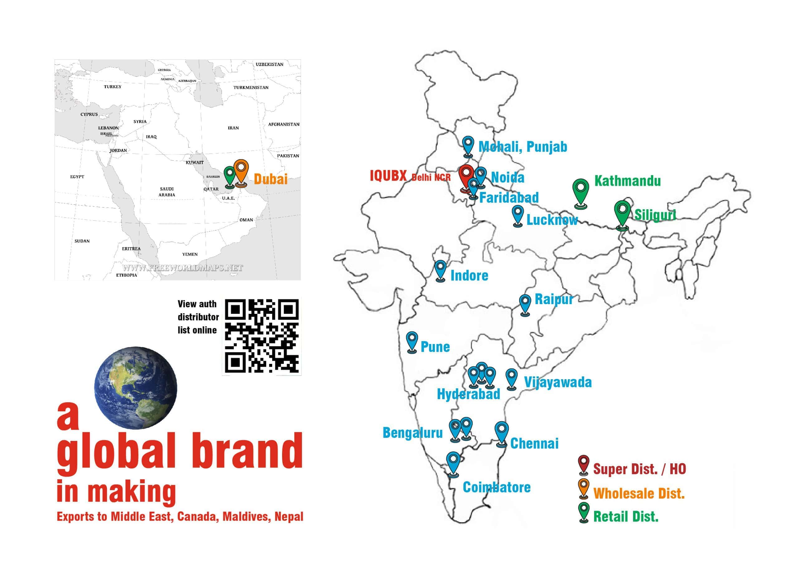 iqubx distributor location map