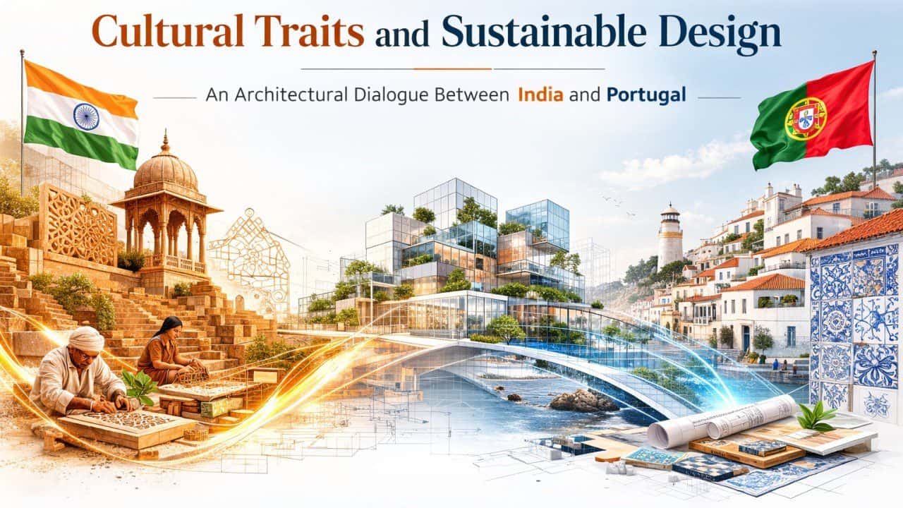 Sustainable modular design inspired by Indian and Portuguese cultural