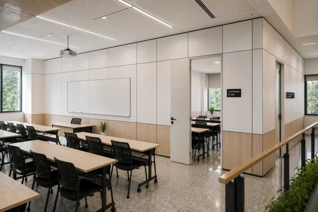 Universities, Schools and Educational Facilities​ | IQUBX Demountable Partition Systems