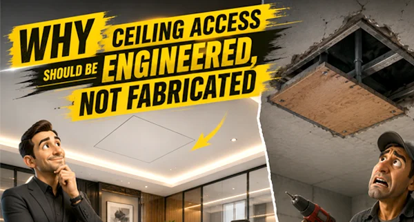 Why Ceiling Access Should Be Engineered, Not Fabricated | IQUBX